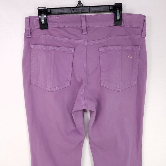 Rag & Bone Legging Skinny Jeans Women 28 Violet Soft Stretch Low Rise 30" Inseam - Picture 5 of 14